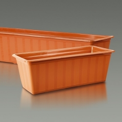 กระถางต้นไม้ทรงสี่เหลี่ยมผืนผ้า - เกษตร - 70 ซม. - ดินเผา - 