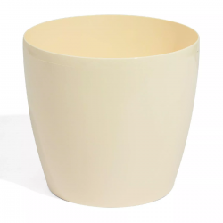 گلدان گیاهی "Coubi Duo" 23 سانتی متر - - خامه ای سفید - 