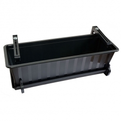 ชุดระเบียง "อะโกร" - สีแอนทราไซต์ - สีเทา - 50 ซม - 