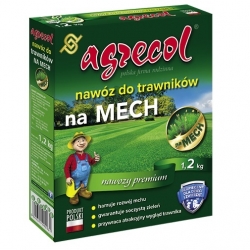 Fertilizante de césped - elimina el musgo - 1.2 kg por 40 m2 - 