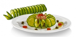 Trancheuse spirale de concombre - PRESTO CARVING - 