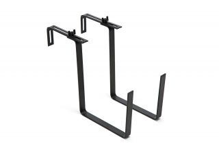 "बेगोनिया" बालकनी सेट - 19 x 56 सेमी - रतन ग्रेफाइट-ग्रे - 