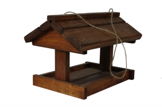 Grote vogelvoeder - bruin - 