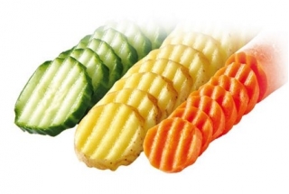 Decorative cutter and slicer - PRESTO; crinkle cutter