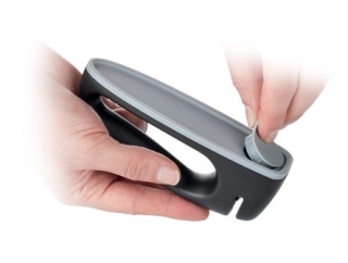 Keittiöveitsiteroitin - SONIC - musta - 