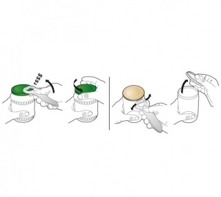 Multifunktionell burköppnare - PRESTO - 