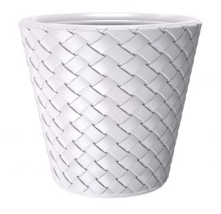 Maceta redonda - Matuba - 35 cm - Blanco - 