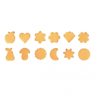 Traditionelt cookie cutter ark / multicutter - DELICIA - 