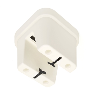 Floreira "Lobelia" - 29 cm - branco-creme - 