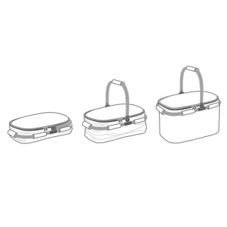 Blå isolerad picknickkorg - COOLBAG - 