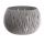 Macetero redondo "Sandy Bowl Basic" - 37 cm - gris piedra - 