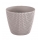 "Splofy" round plant pot - 34 cm - mocha-brown
