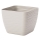 "Sahara petit" square pot casing - 13 cm - light-grey